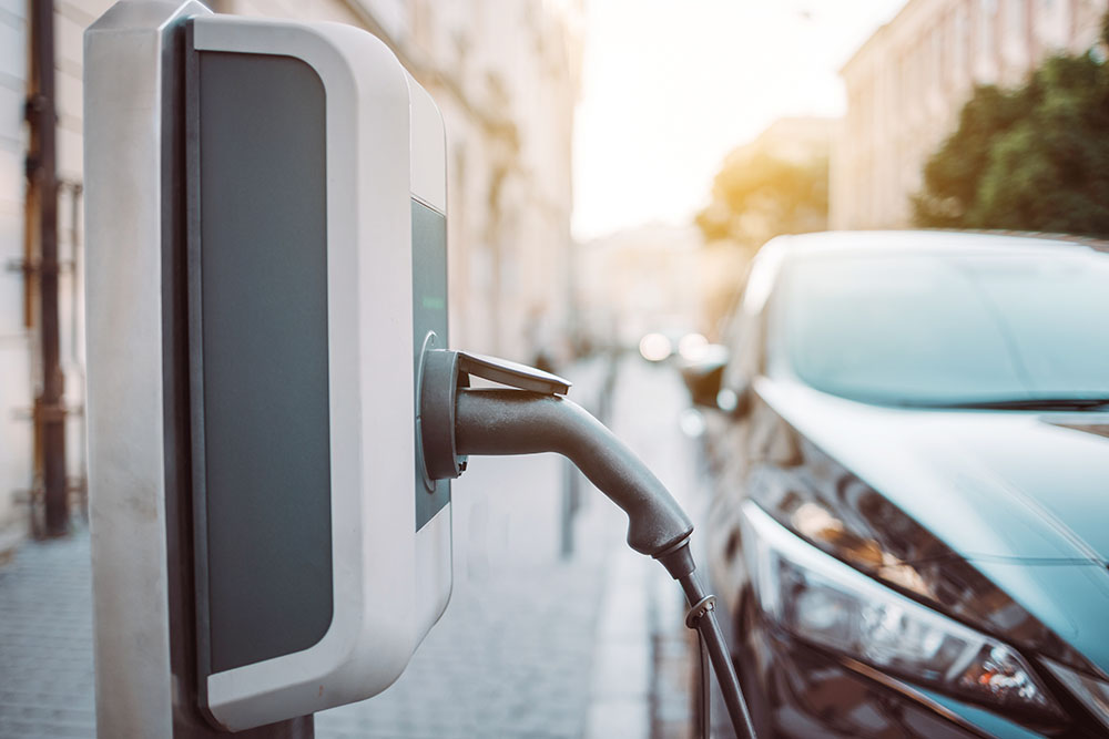 EV charging station Pasadena